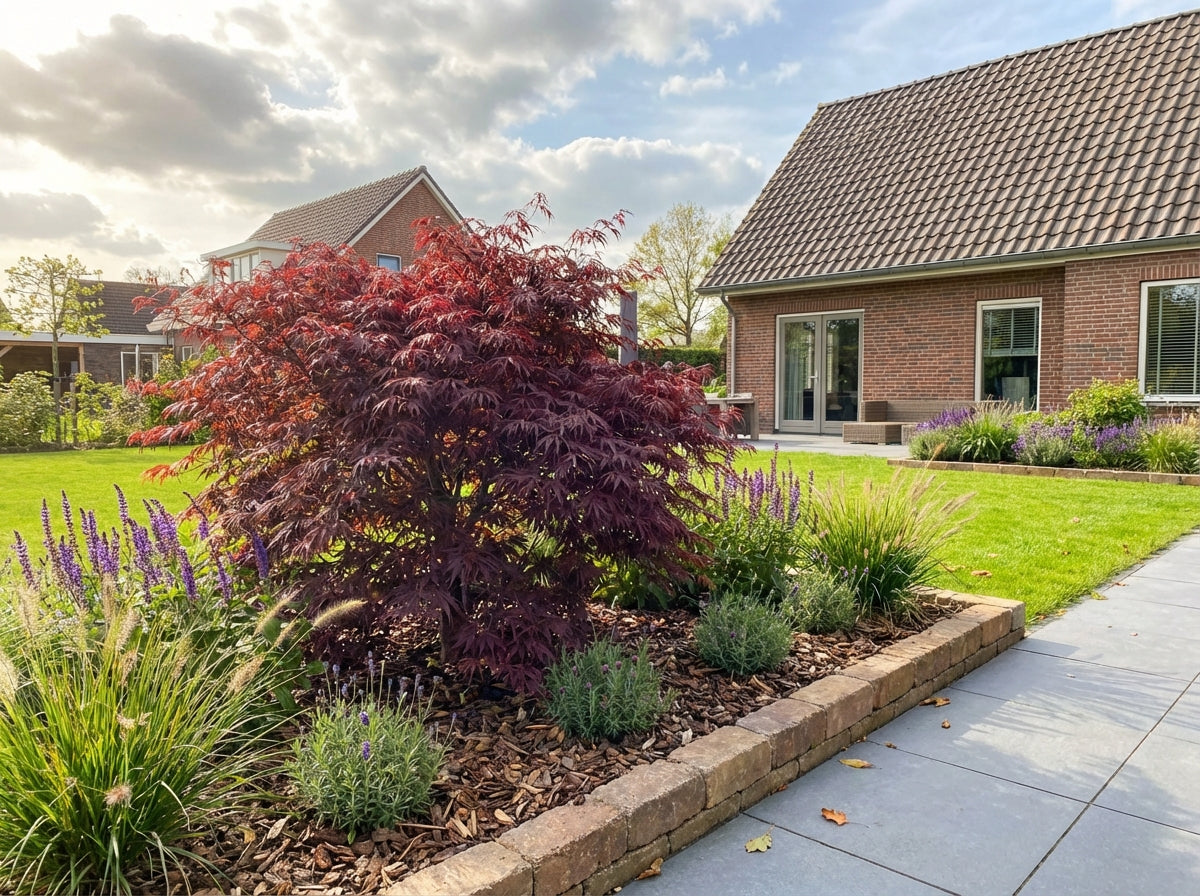 Japanse Esdoorn (Acer palmatum Royal Garnet ) - Japanse Esdoorn