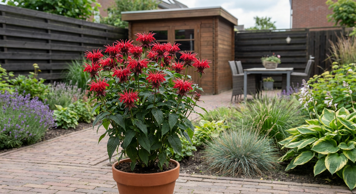 Bergamotplant (Monarda 'Cambridge Scarlet') - Tuinplanten