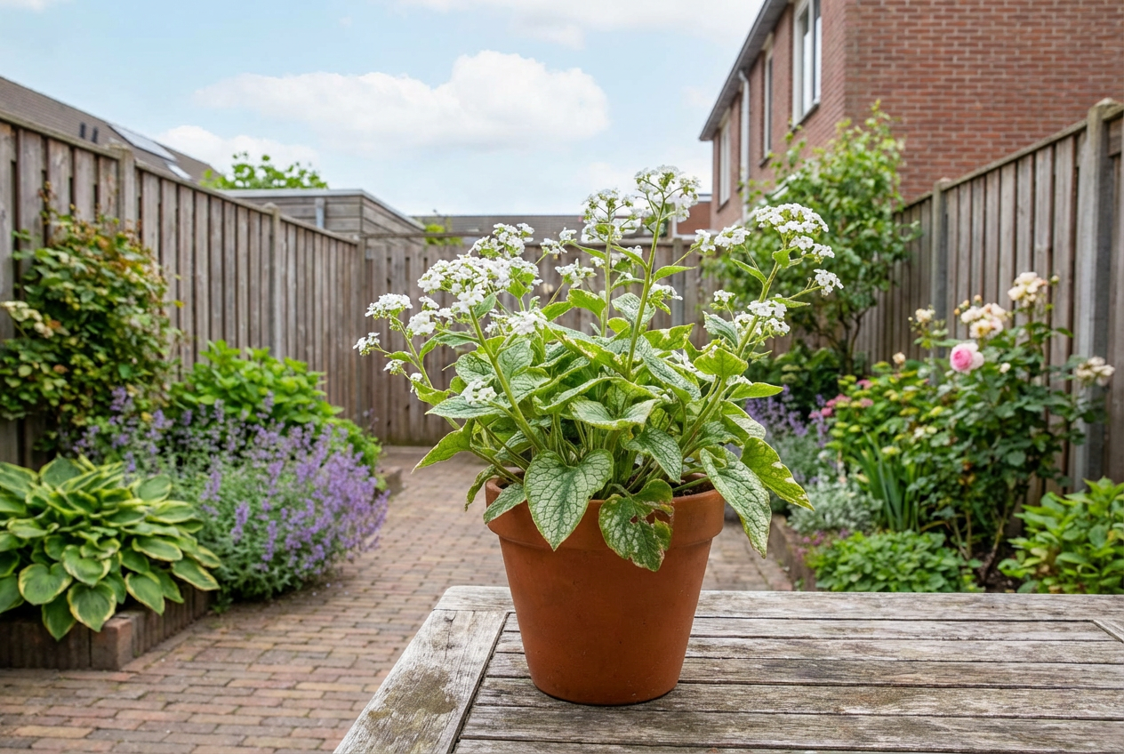 Vergeet-mij-niet (Brunnera macrophylla 'Berrty Browing') - Tuinplanten