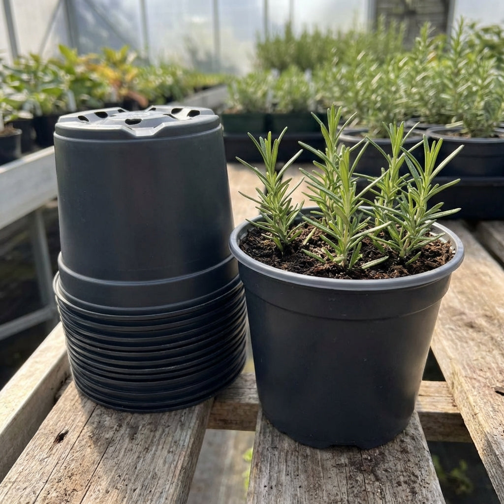 Kweekpot zwart – Ø19cm, hoogte 15cm, 3 liter - Kweekbenodigdheden