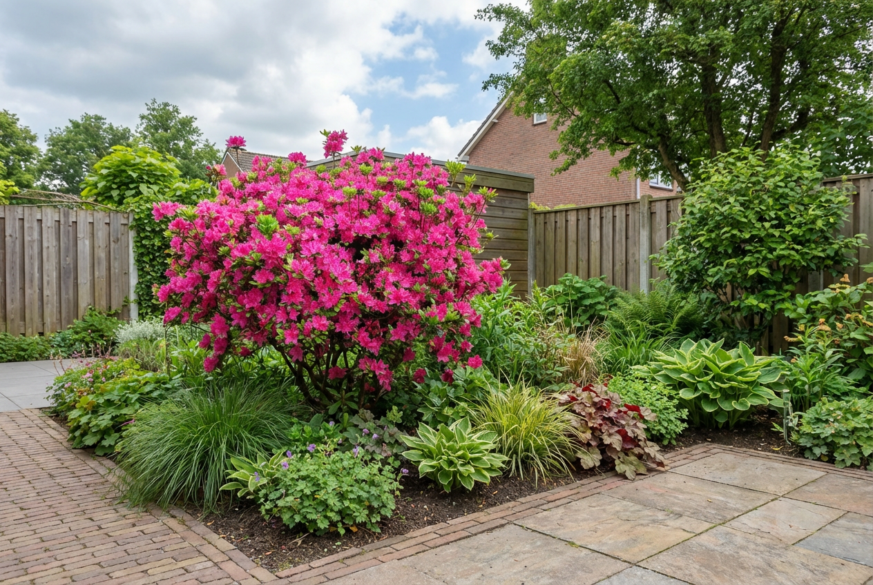 Rhododendron (Rhododendron (AJ) 'Kermesina' ) - Rhododendron