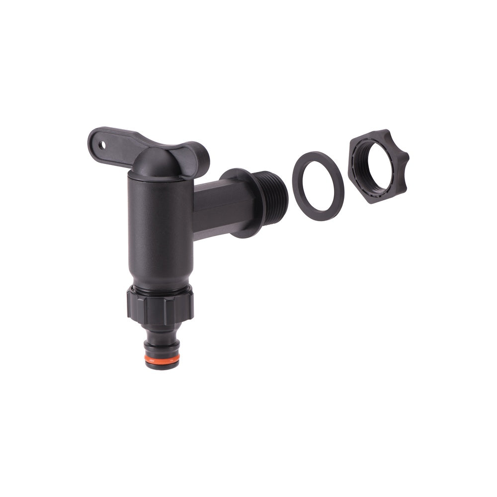 Regenton antraciet gestreept 240L -