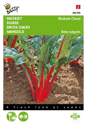Bieten Red Chard Micro Leaf - Zaden