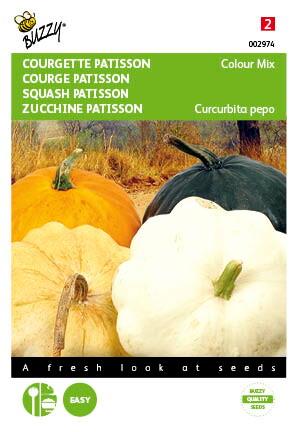 Courgette Patisson Colour mix - Zaden