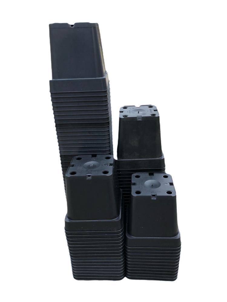 Kweekpot zwart - 11x11x11cm - Kweekbenodigdheden