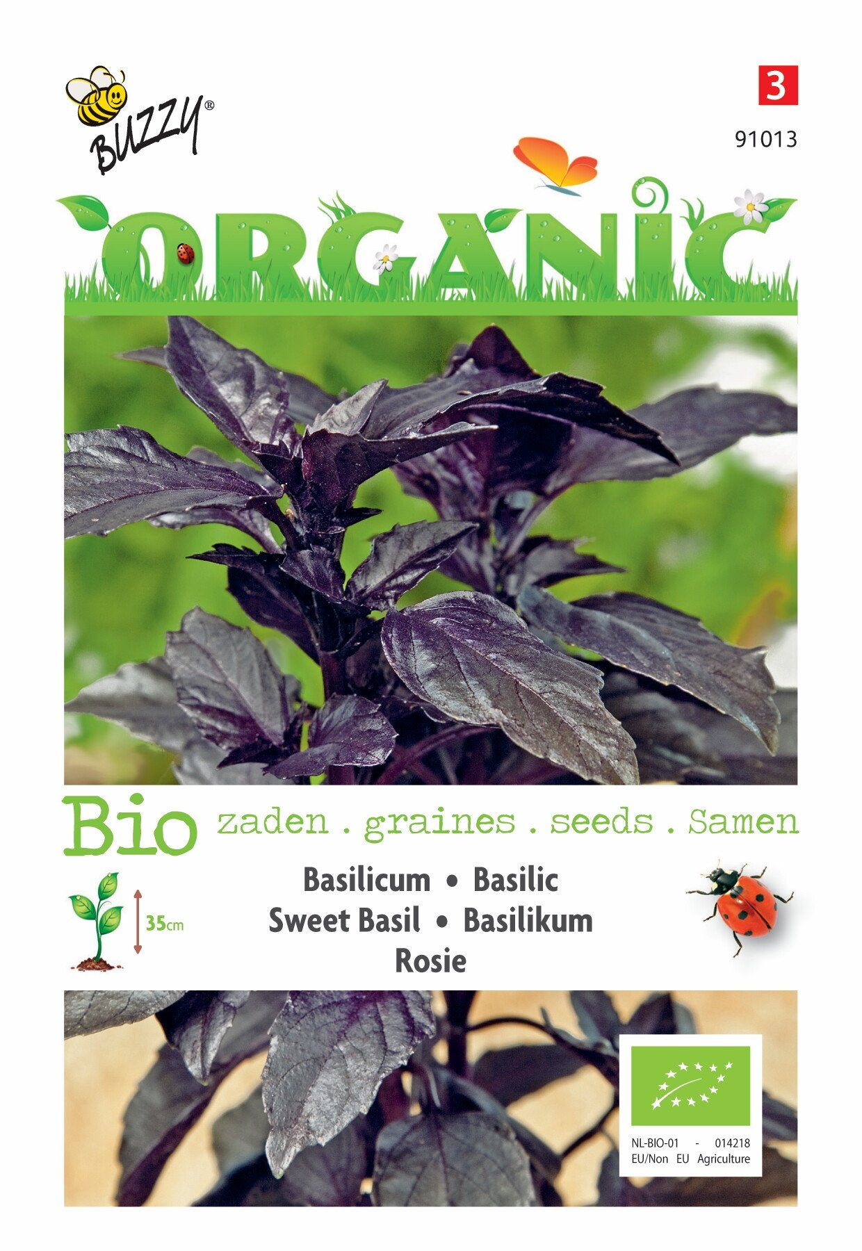 Basilicum Rosie (BIO) - Zaden