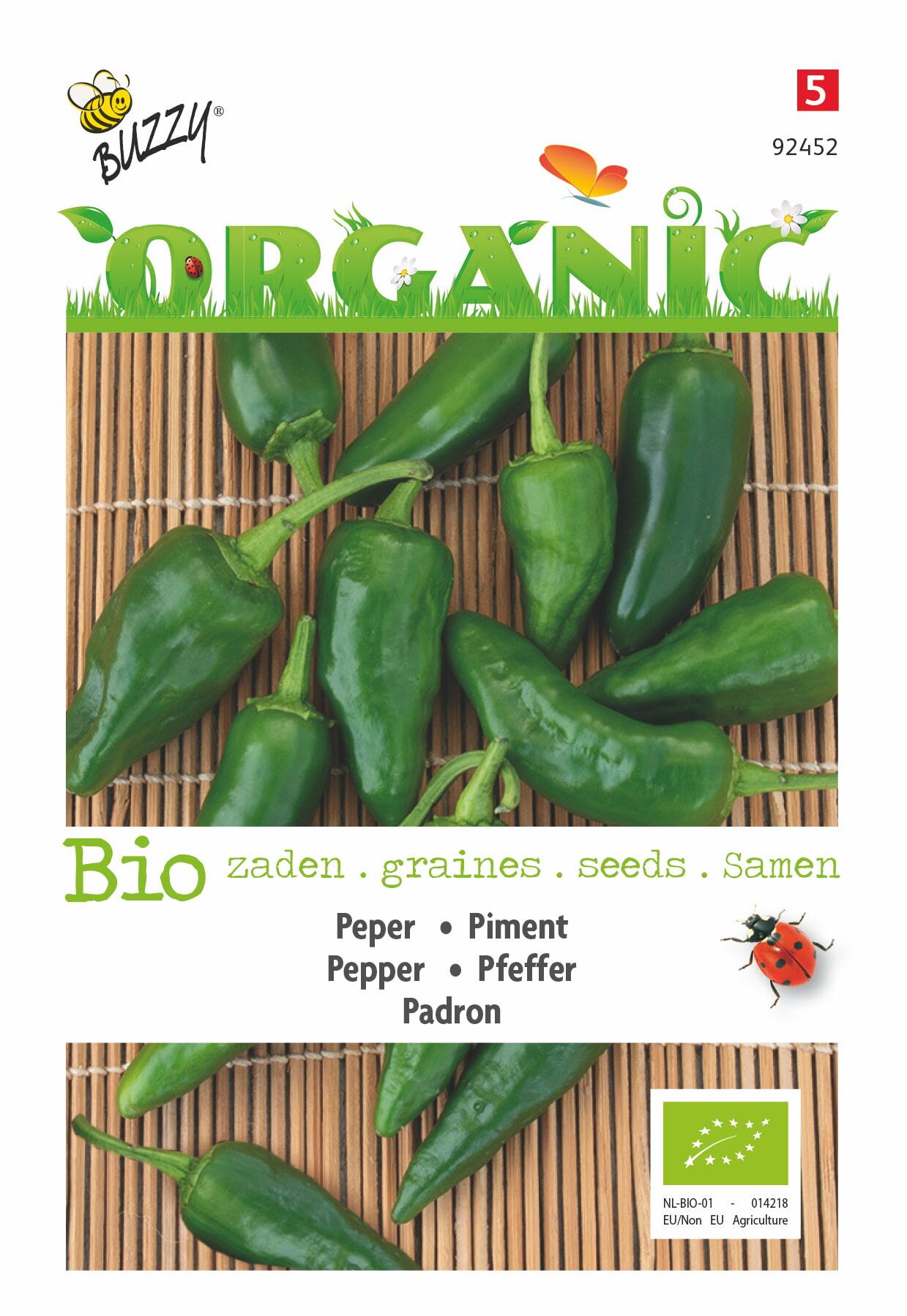 Peper Padron (BIO) - Zaden