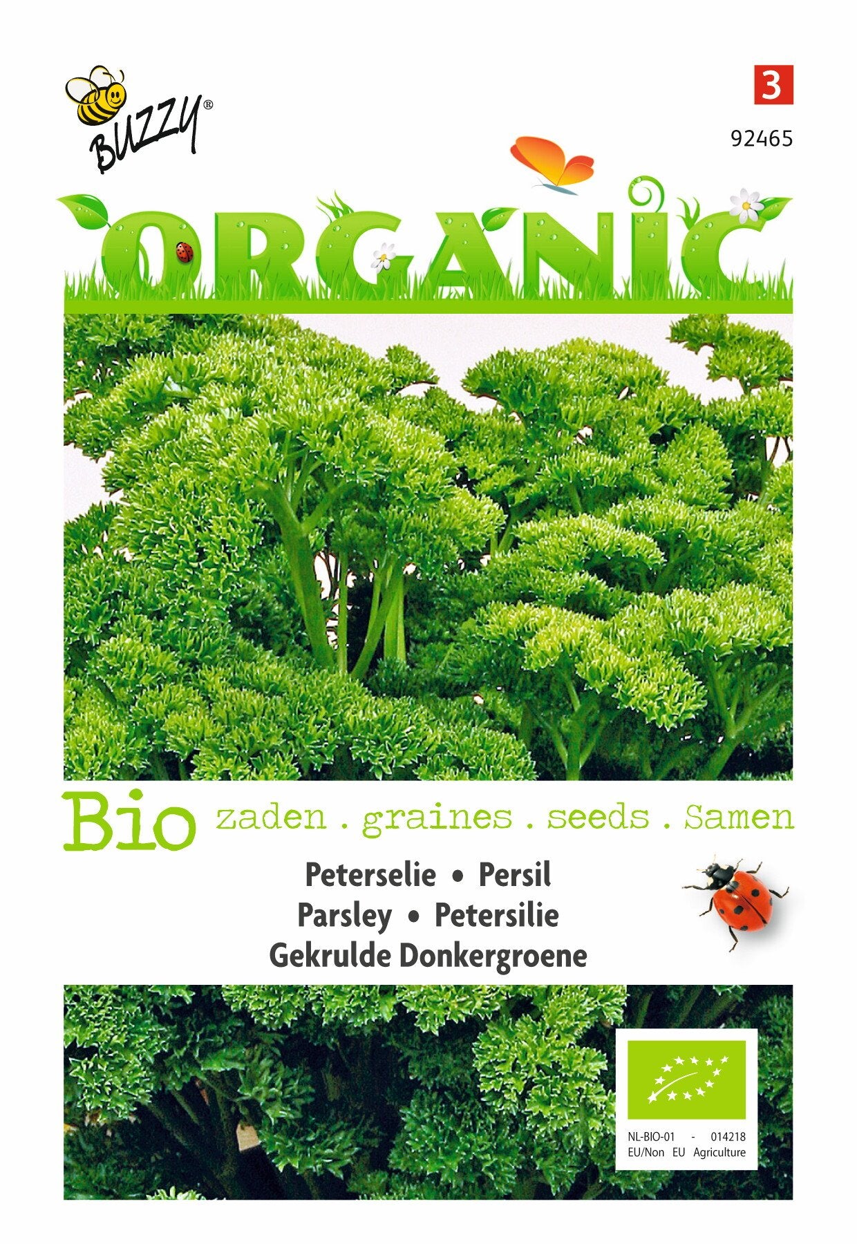 Peterselie Gekrulde Donkergroene (BIO) - Zaden