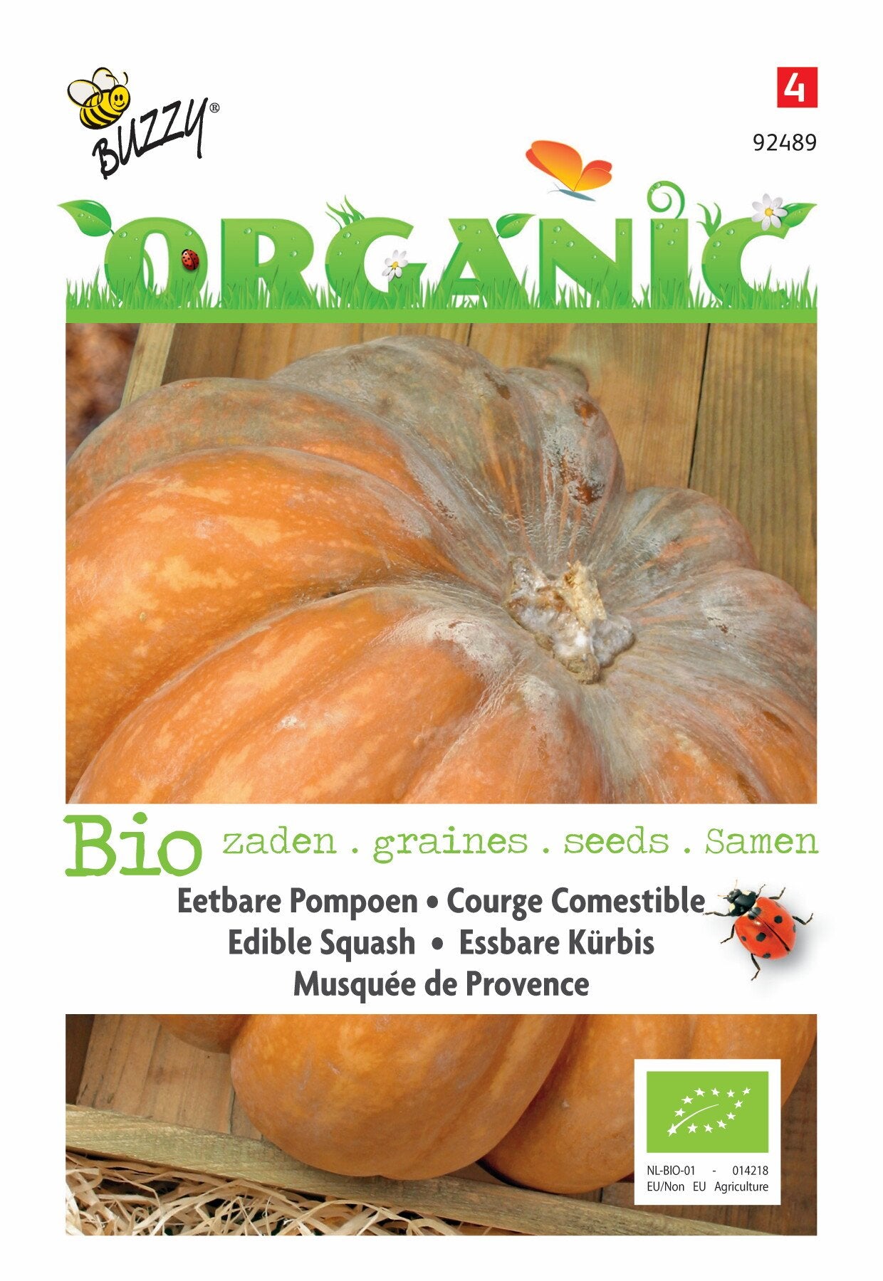 Eetbare Pompoen Musquée de Provence (BIO) - Zaden