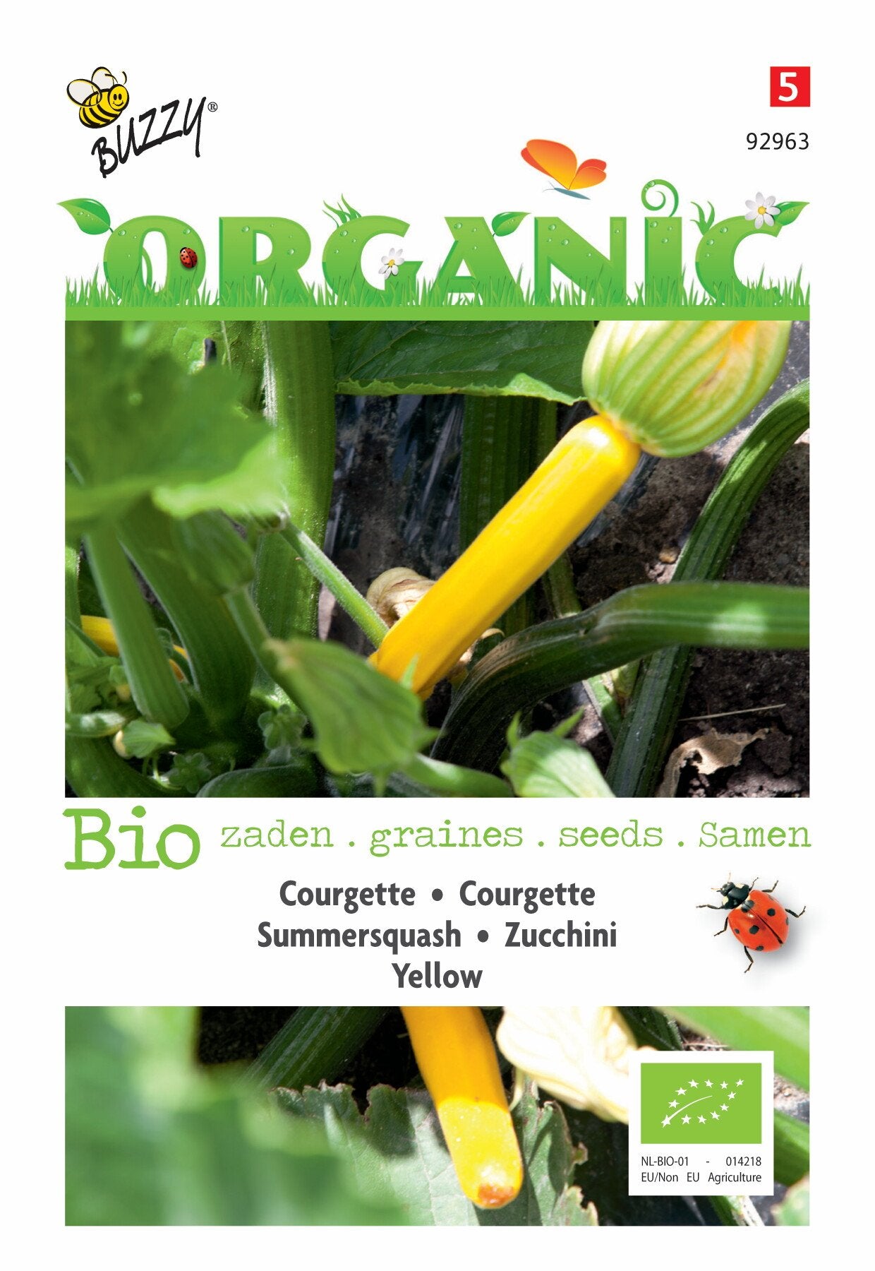 Courgette Yellow (BIO) - Zaden