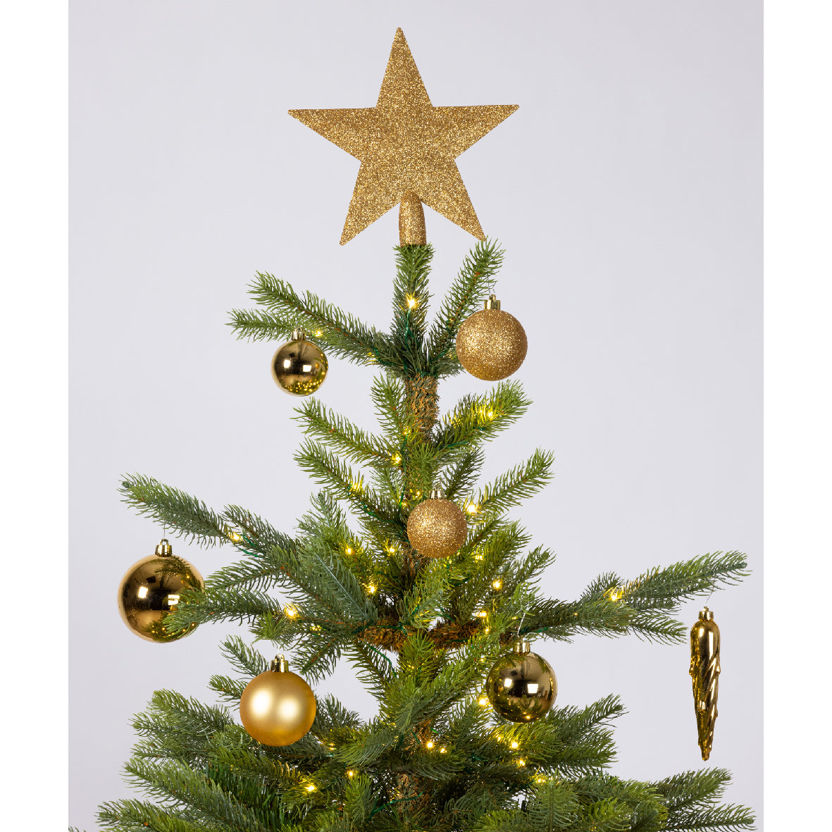 Kerstballen Goud – 33 Stuks – 8 cm - foto 2