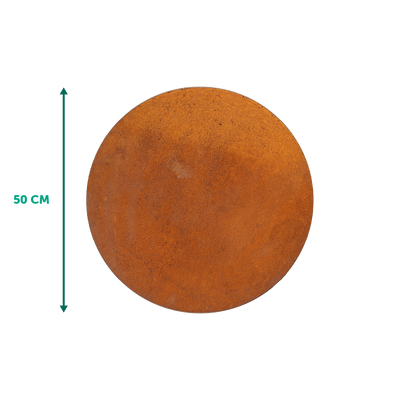Cortenstaal staptegel rond Ø50cm