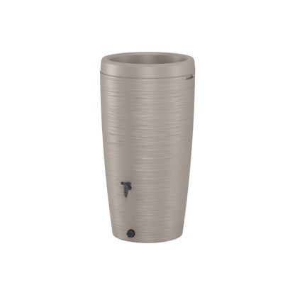 Regenton wave taupe houtnerfstructuur 240L - 