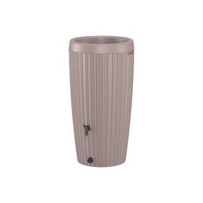 Regenton grijs taupe gestreept 240L - 