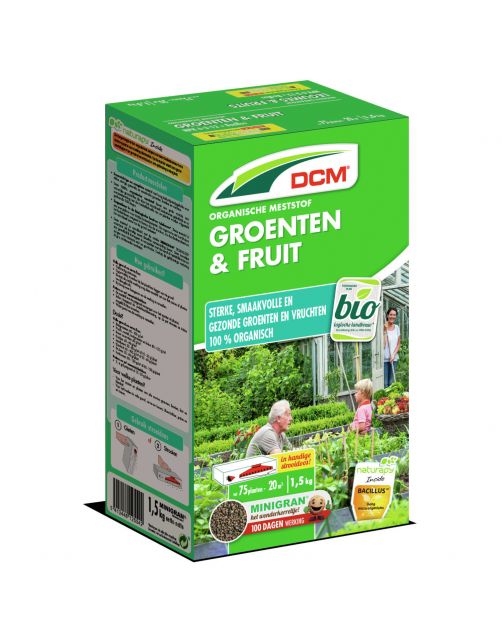 DCM Meststof Groenten & Fruit 20m2 (1,5KG) - Grond en Meststoffen