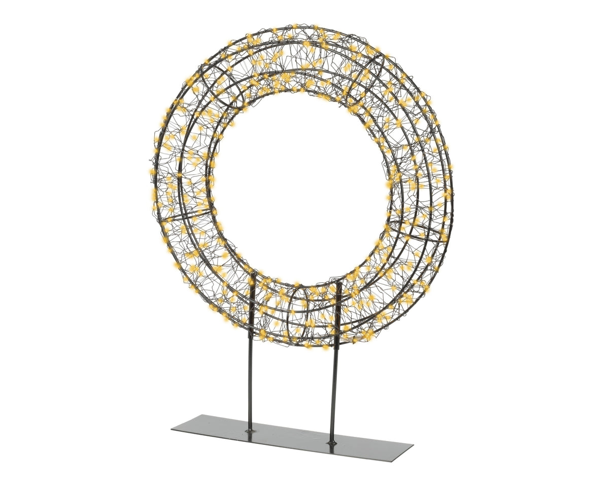 Kerst LED Krans op Standaard – 500 LED – Timer – Ø 51 cm - foto 2