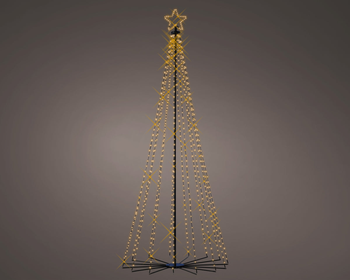 Micro LED Kerstboom - 706 LED - H240xD100 cm - Warm - Lumineo