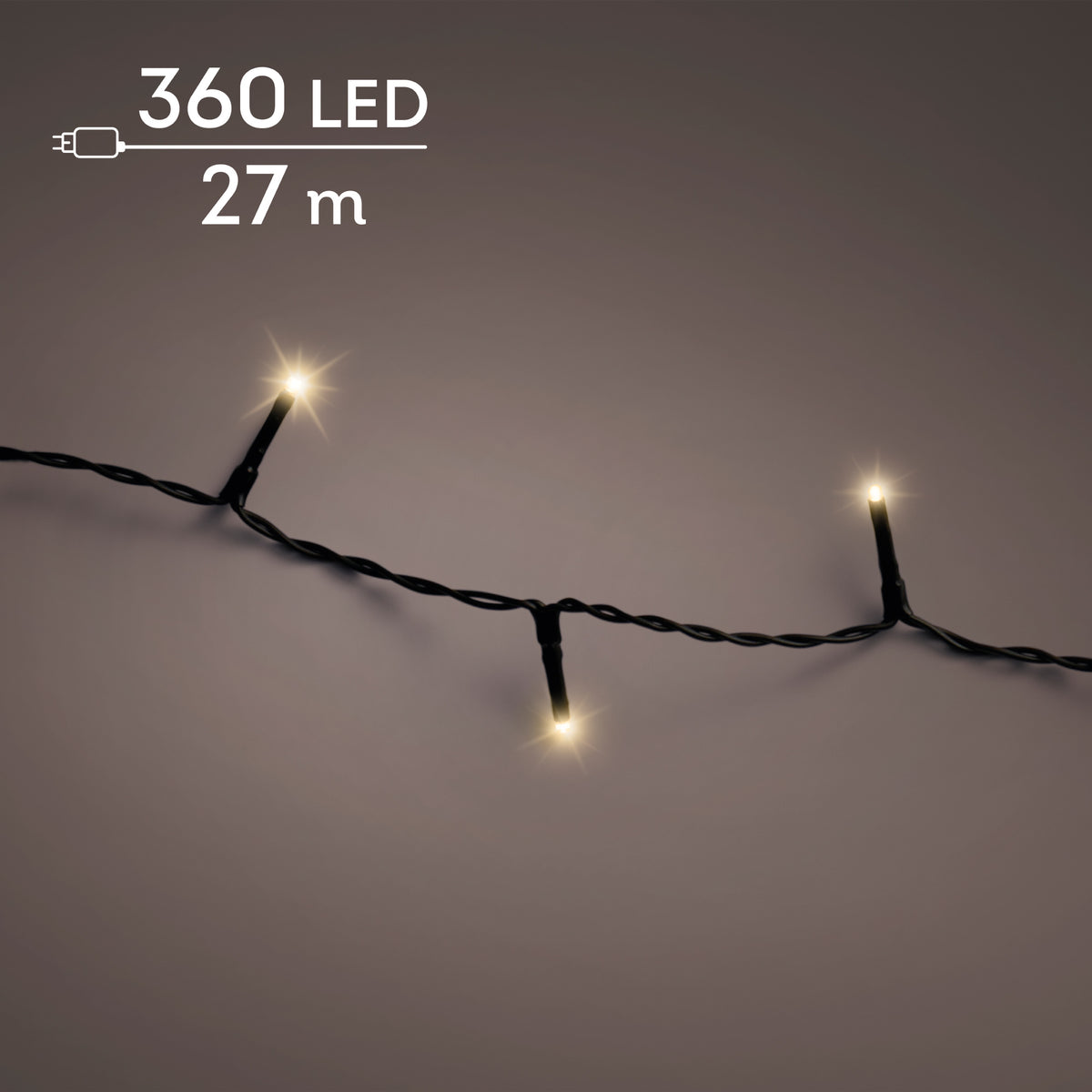 Kerstverlichting Zwart & Soft Gold - 2700 cm - Basic
