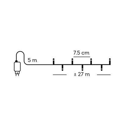 Kerstverlichting Zwart & Soft Gold - 2700 cm - Basic - foto 4