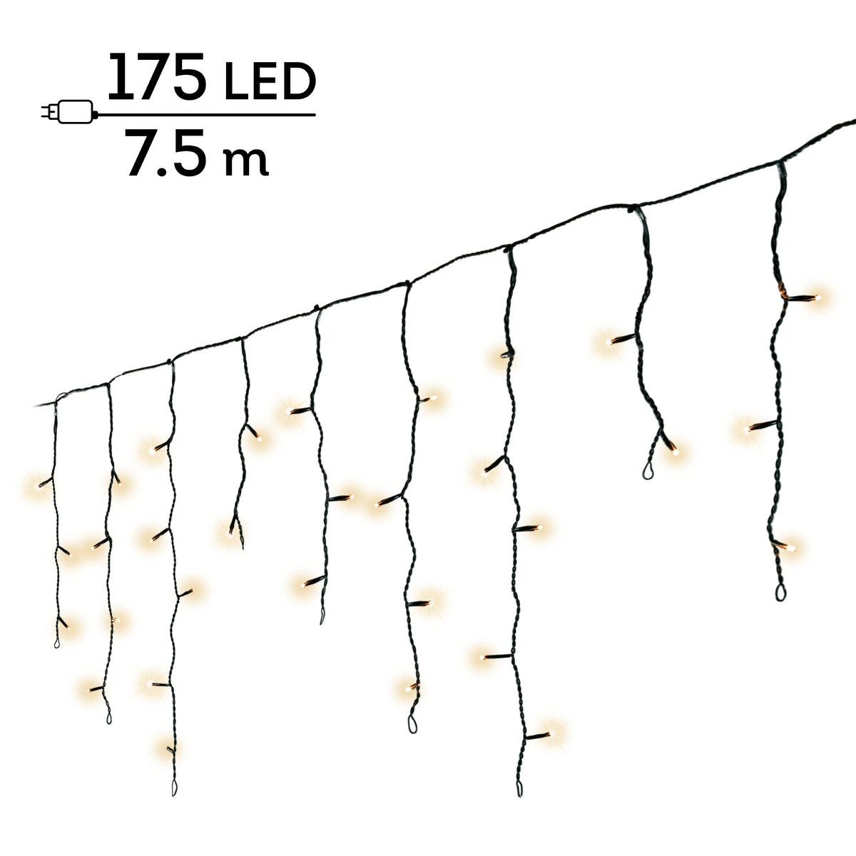 IJspegelverlichting LED Soft Gold - 7,5 m - 175 LED - 8 functies - foto 6