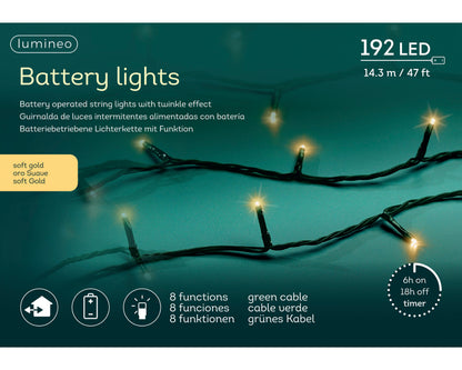 LED Basic Lights - 1432 cm - 8 functies - Twinkel effect - Buiten - foto 3
