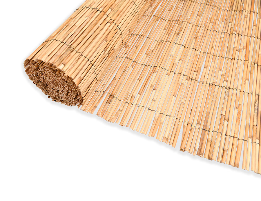 Gespleten rietmat