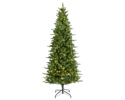 Kunstkerstboom Killington Fir - 210 cm - Groen/Wit - 380 LED