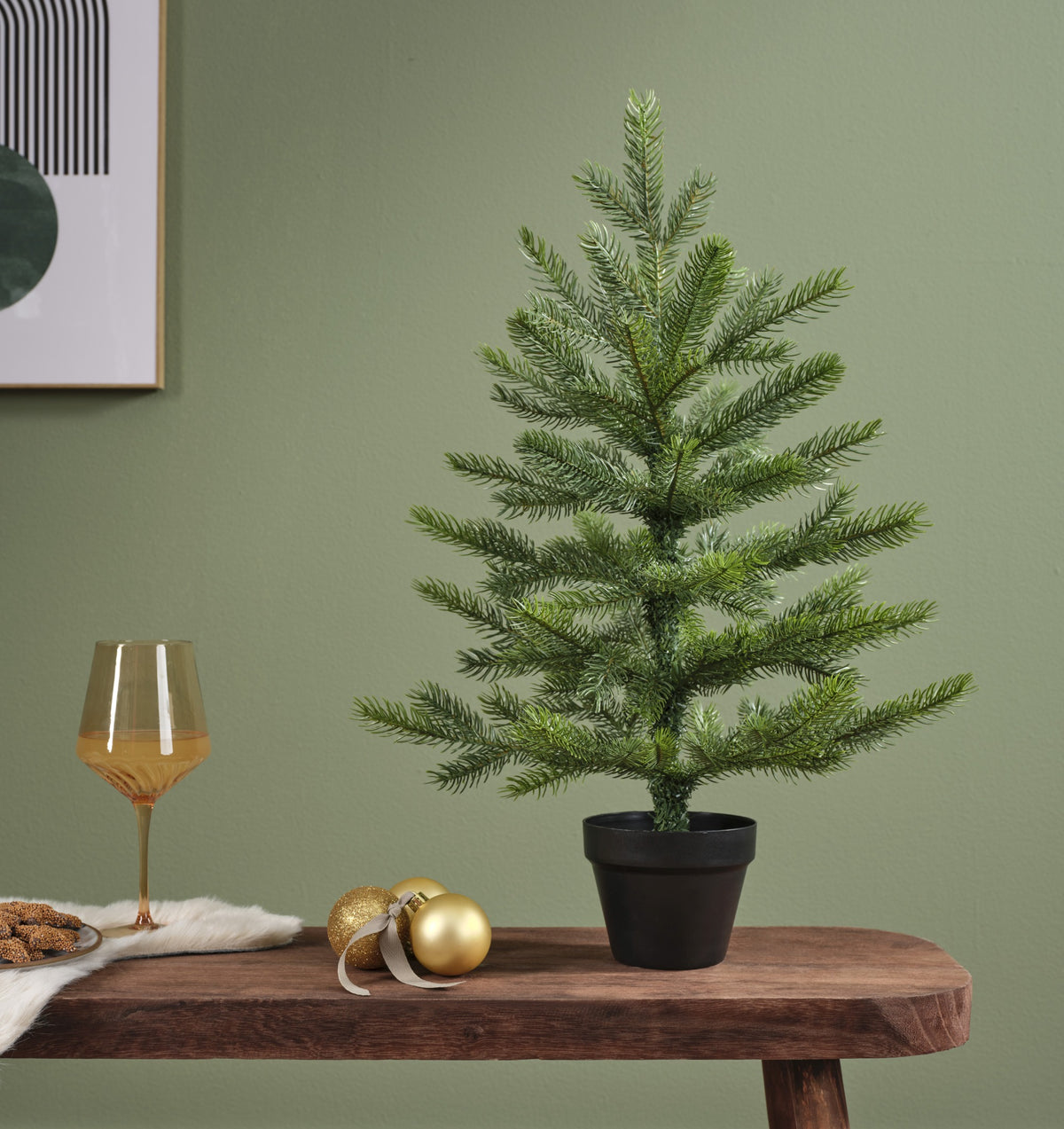 Kunstkerstboom Grandis Mini - 90 cm - Ø 63 cm - foto 2