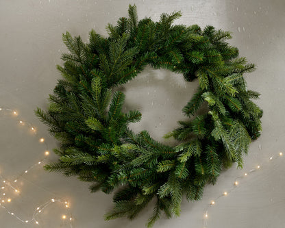 Kerstkrans Grandis - Ø 50 cm - Groen - Binnen/Buiten - foto 3