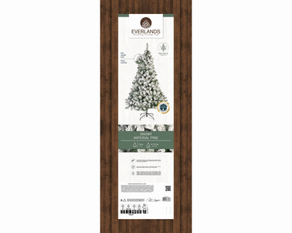 Kunstkerstboom Imperial Pine - Sneeuw - H 180 cm - foto 2