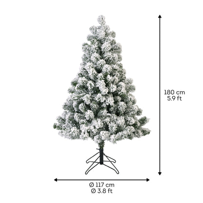 Kunstkerstboom Imperial Pine - Sneeuw - H 180 cm - foto 6