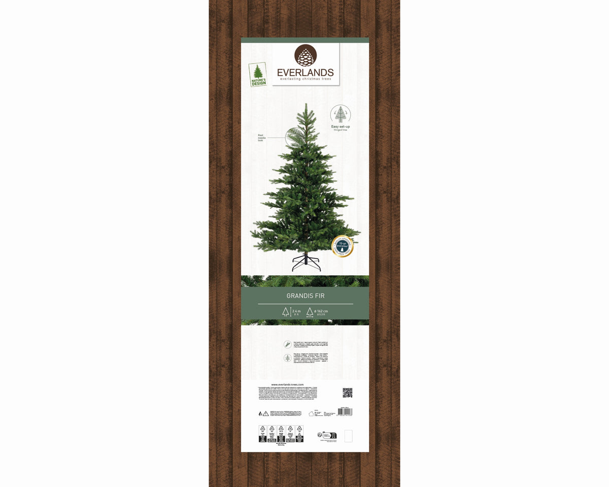 Kunstkerstboom Grandis Fir - H 240 cm - Everlands - foto 2