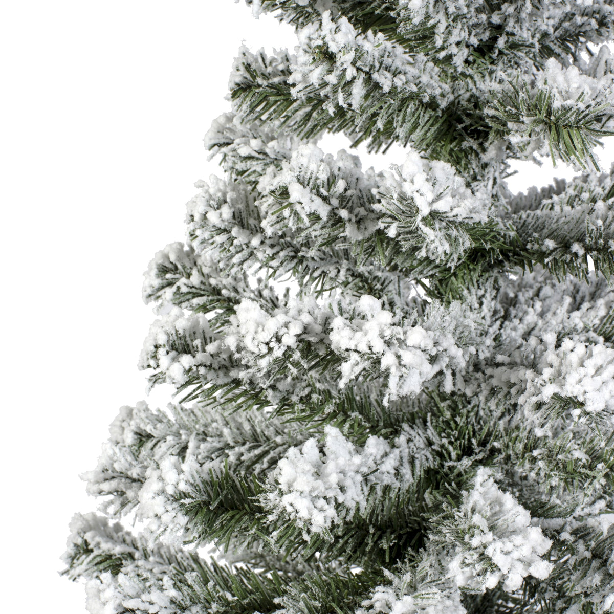 Mini Kunstkerstboom - H 75 cm - Besneeuwd - Jute Zak - foto 3