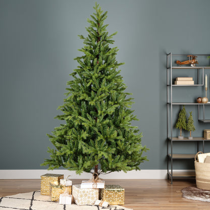 Kunstkerstboom Allison Pine - H 210 cm - Ø 127 cm - Groen - foto 6