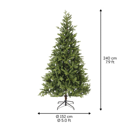 Kunstkerstboom Allison Pine - H 240 cm - Ø 152 cm - Groen - foto 8