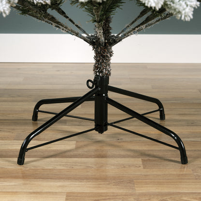 Kunstkerstboom Allison - H 240 cm - Groen - Besneeuwd - Everlands - foto 4