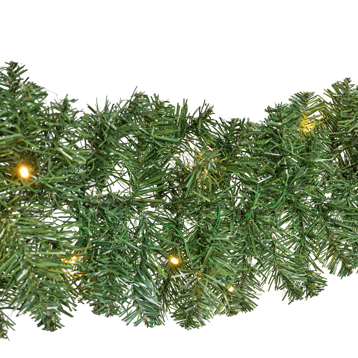 LED Kerstguirlande - L 270 cm - Groen - 50 LED's - Timer - foto 2