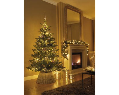 Kerstboomring Wilg - Ø 57 x H 28 cm - Grijs - foto 2