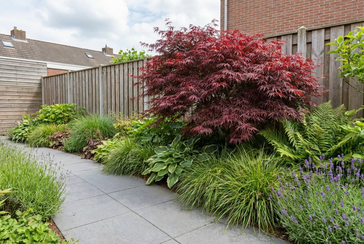 Japanse Esdoorn (Acer palmatum Royal Garnet ) - Japanse Esdoorn