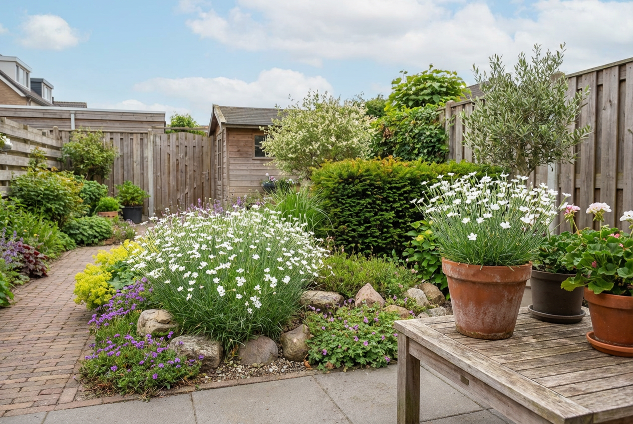 Steenanjer (Dianthus deltoides 'Albiflorus') - Tuinplanten