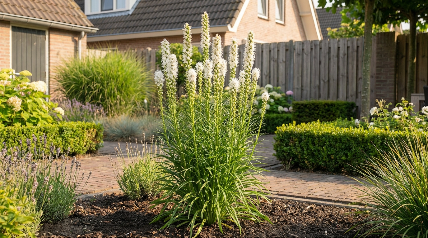Lampepoetser (Liatris spicata 'Floristan Weiss') - Tuinplanten