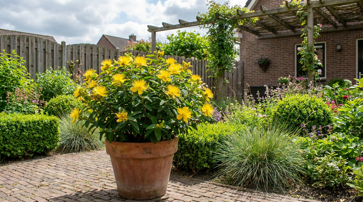 Hertshooi (Hypericum calycinum) - Tuinplanten