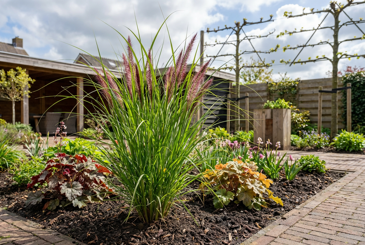 Lampepoetsersgras (Pennisetum 'Red Head') - Lampepoetsersgras