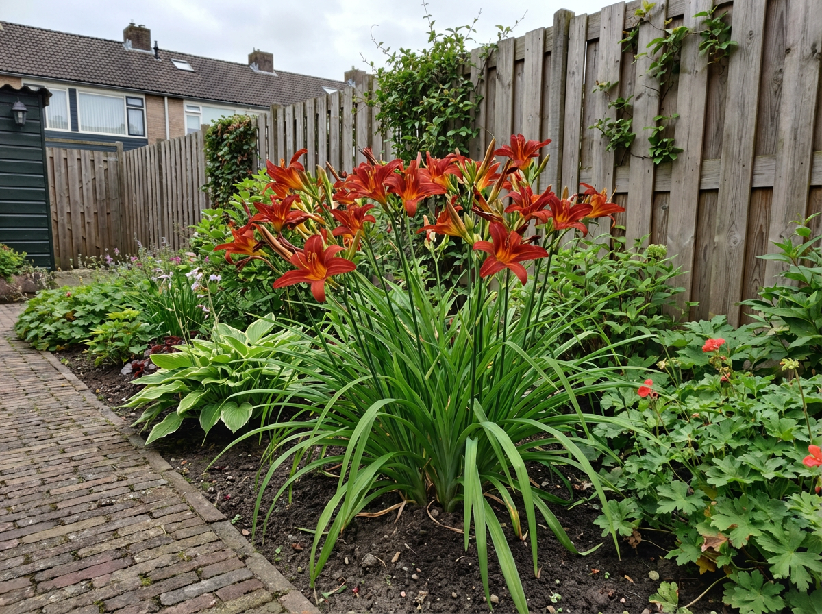 Daglelie (Hemerocallis 'Sammy Russell') - Tuinplanten