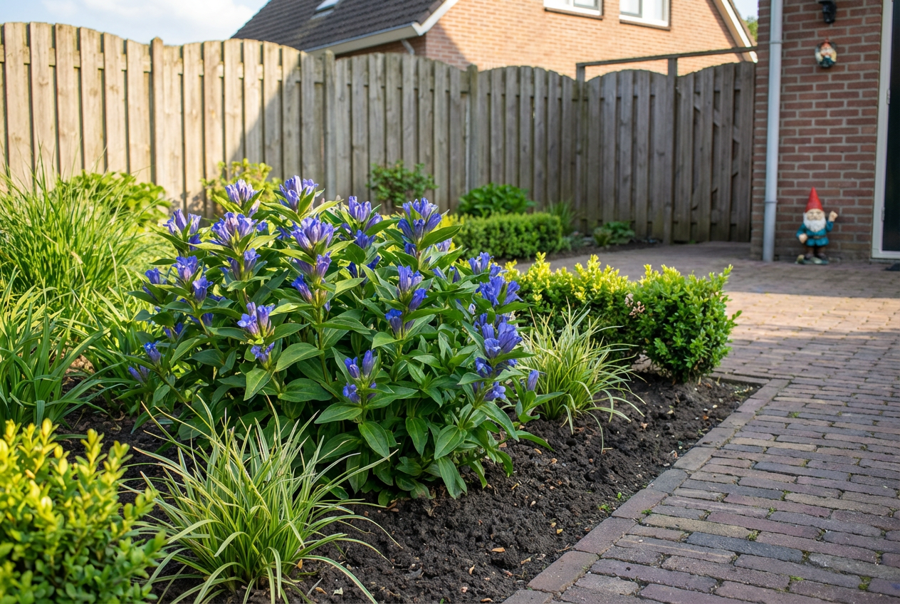 Kruisbladgentiaan (Gentiana cruciata) - Tuinplanten