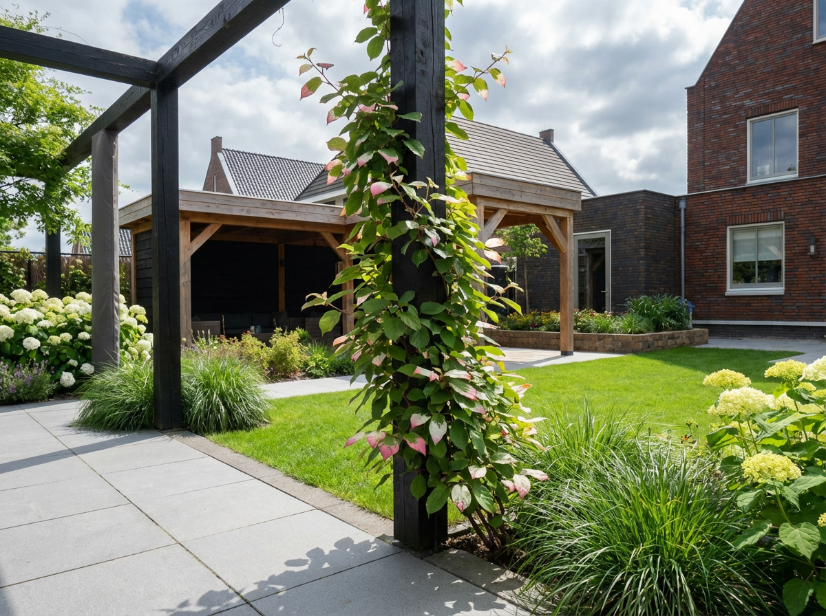 Klimplant Actinidia kolomikta (kiwi) - Klimplanten
