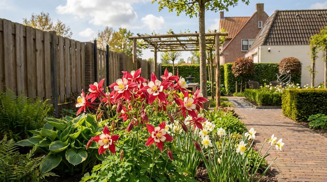 Akelei (Aquilegia 'Crimson Star') - Tuinplanten