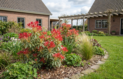 Rotsheide (Pieris ‘Flaming Silver’) - Heesters