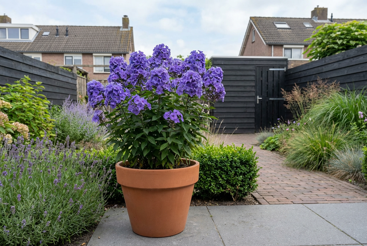 Vlambloem (Phlox (P) 'Blue Paradaise') - Tuinplanten