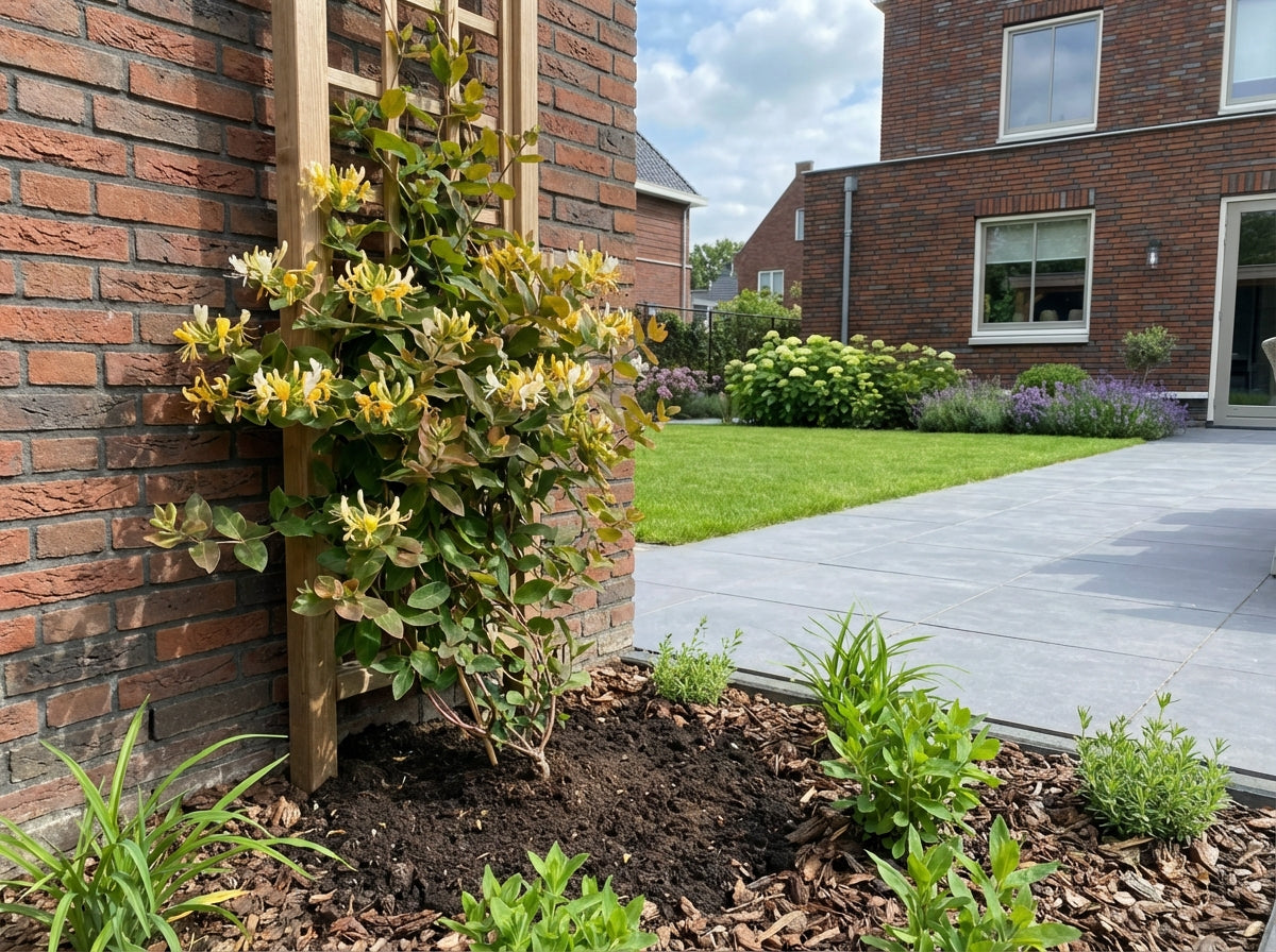 Groenblijvende Klimplant Lonicera h. Copper Beauty PBR (kamperfoelie) - Klimplanten